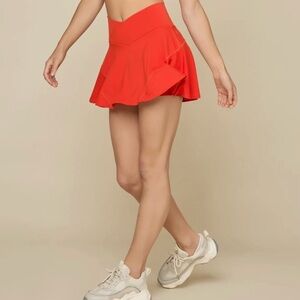 POPFLEX Cayenne Hourglass Twirl Skort
